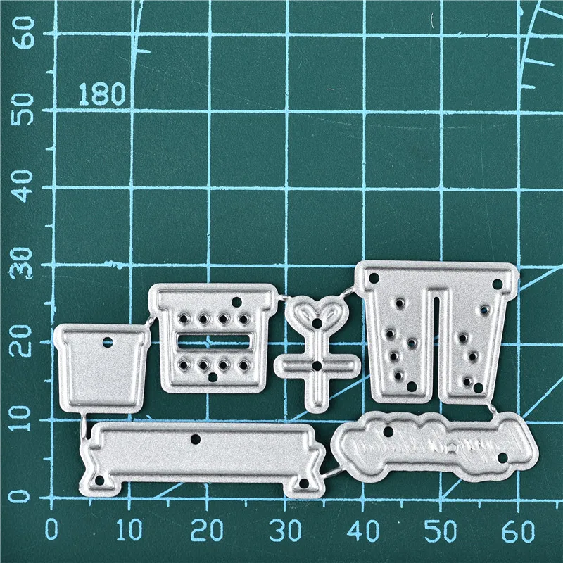 Kokorosa подарок на день рождения металлические Вырубные штампы буквы штампы для рукоделия штампы для скрапбукинга трафарет для тиснения DIY Вырубные карточки украшения