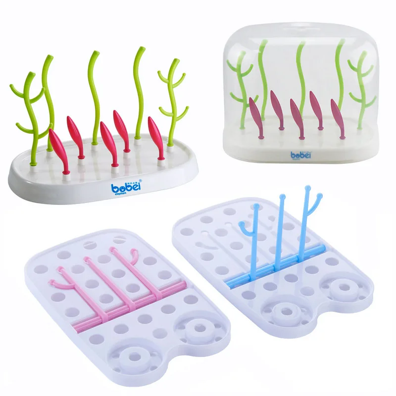 

Baby Bottle Drying Rack Tree Shape Newborn Infant Feeding Cup Pacifier Nipple Shelf Holder Cleaning Dryer Drainer High Quality