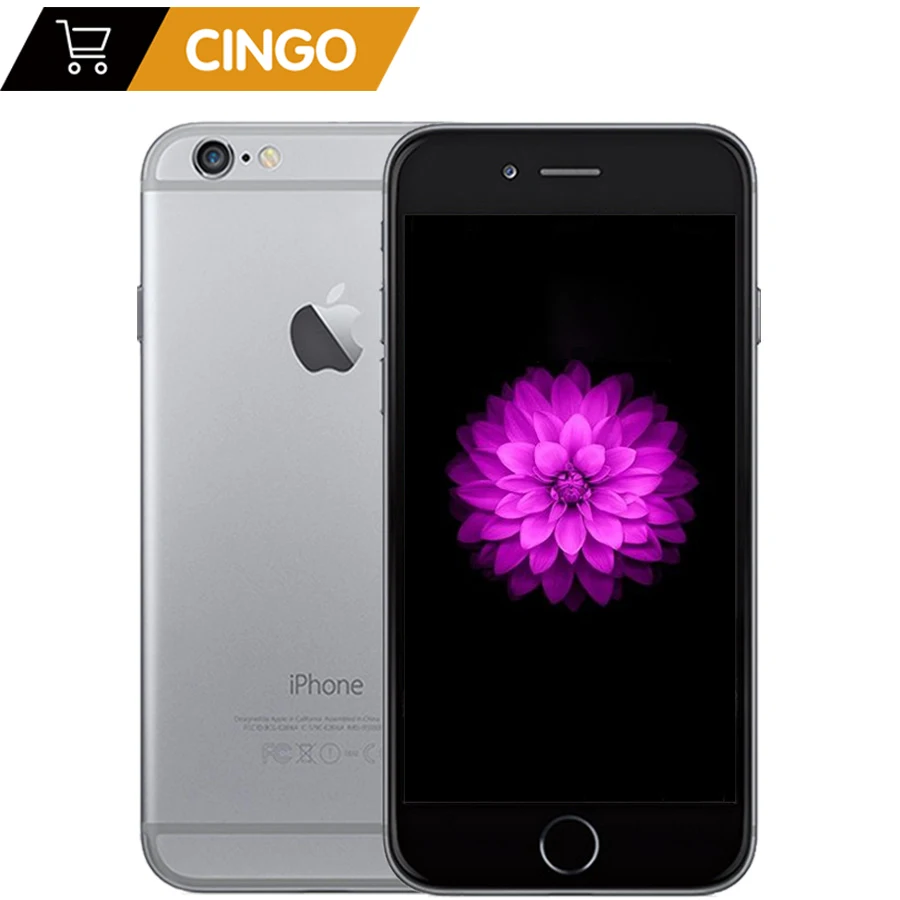 Unlocked Apple iPhone 6 1GB RAM 4.7 inch IOS Dual Core 1.4GHz
16/64/128GB ROM 8.0 MP Camera 3G WCDMA 4G LTE Used Mobile phone