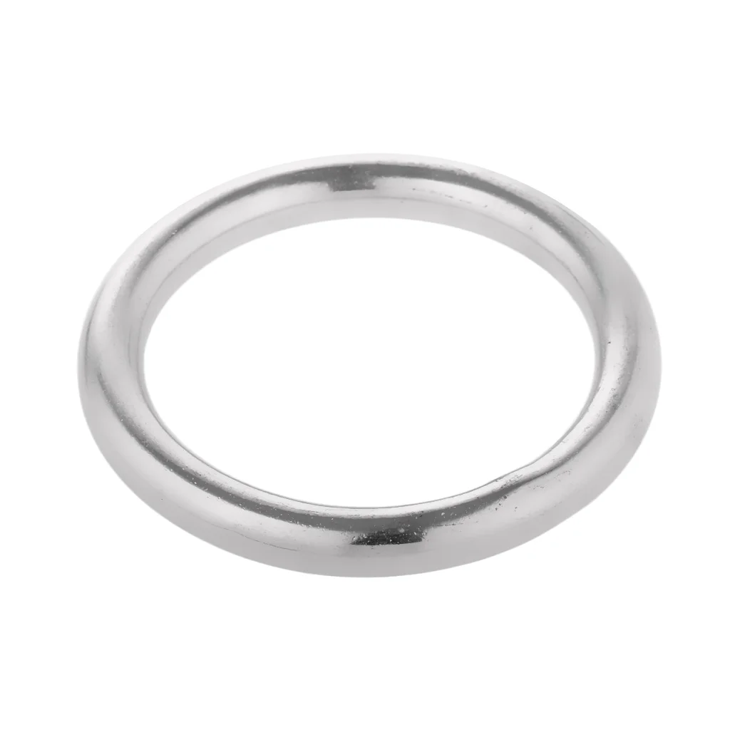 Smooth Welded High Strength 304 Stainless Steel Round O Ring Boat Marine