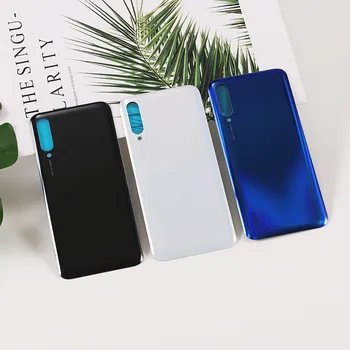 

MiA3 Battery Cover For Xiaomi Mi CC9E / Mi A3 Original Housing Glass Repair Replace Back Door Phone Rear Case + Logo Glue