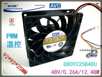 

Original AVC DB09225B48U 9 cm / 9225 cm 48 v 0.26 A PWM fan cooling device