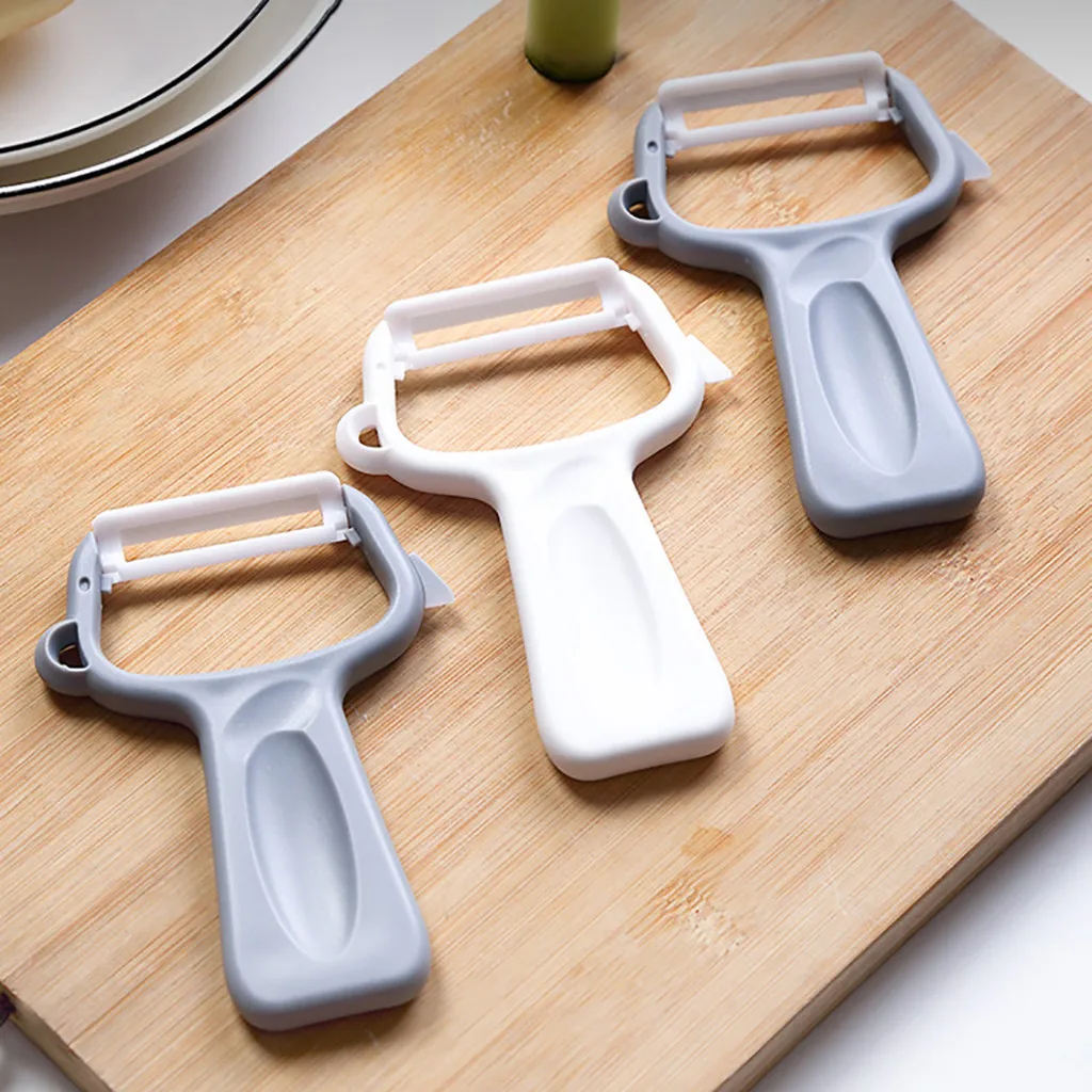 Волшебная машины для очистки кожуры, Slicer измельчитель фруктов и овощей многофункциональным картофеля растительное фрукты нож для чистки и нарезки соломкой Керамика Материал Кухня аксессуары