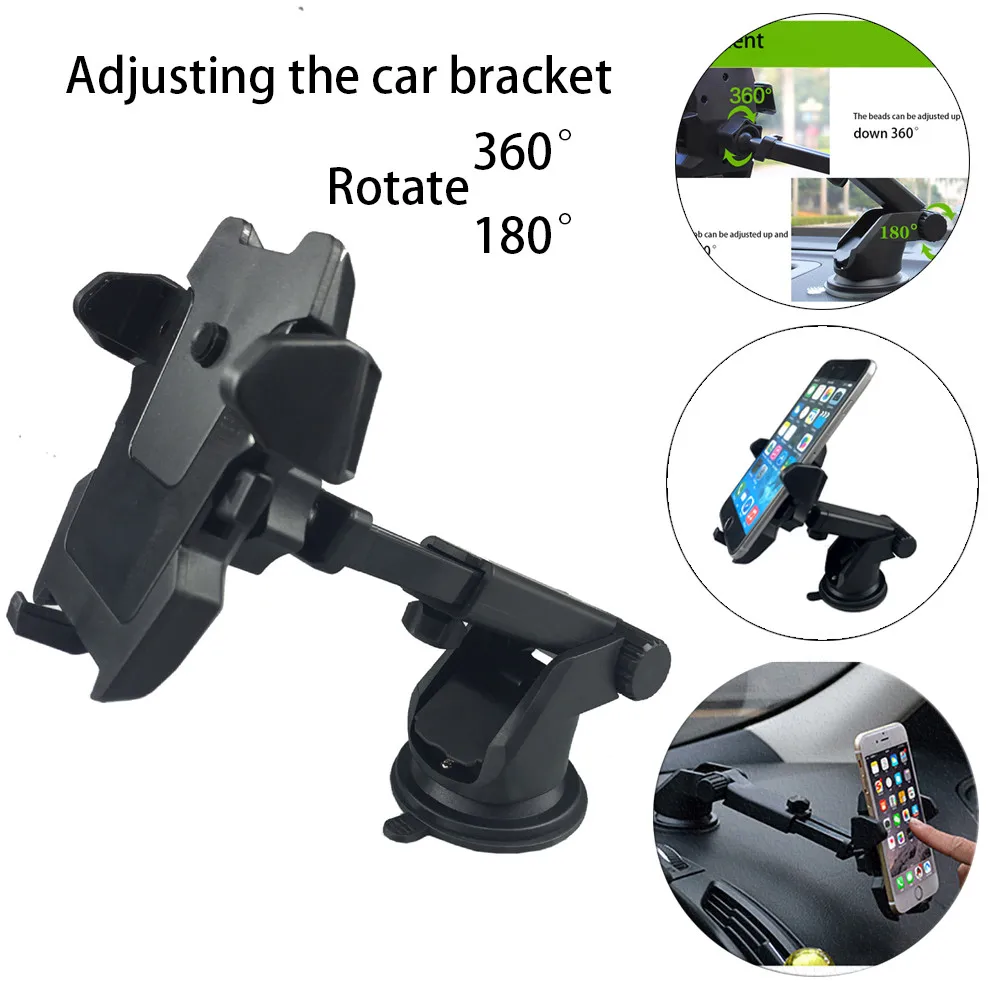 360° Mount Holder Car Windshield Stand For Mobile Cell Phone GPS iPhone Samsung
