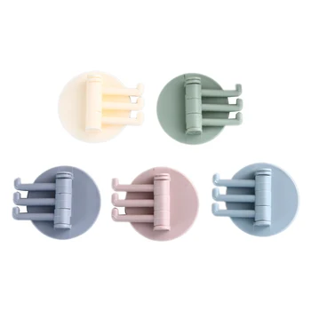 

2020 New Product Seamless Sticking Branch Household Bathroom Shower Plastic Self-Adhesive Hooks