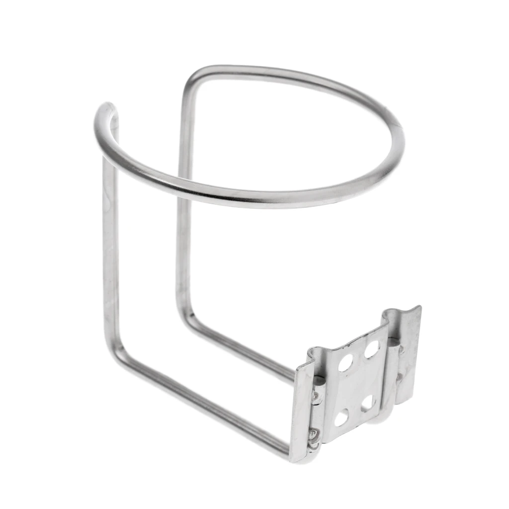2Pack Stainless Steel Boat Ring Cup Drink Holder Drop in Mug Support Bracket for Marine Yacht Truck RV Car Trailer and more