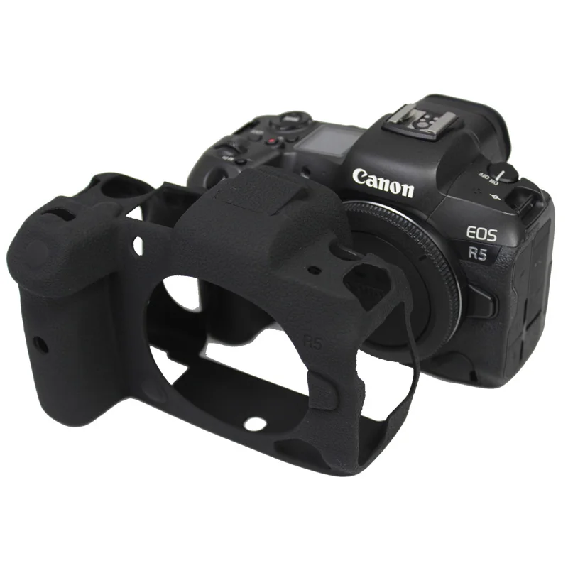 For Canon R5 Silicone Rubber Camera Protective Body Case Skin Camera Bag protector cover