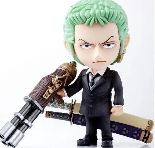 Anime Garage Kit Cute 301# Pirates King Double Gun Sauron Garage Kit Model Ornaments