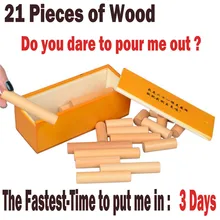 21 шт. деревянные развивающие игрушки для взрослых и детей, деревянный гаджет, мини развивающие игрушки#30N14