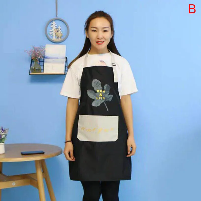 Nordic Style Cooking Kitchen Apron For Woman Men Chef Waiter Cafe Shop BBQ Hairdresser Aprons Bibs Kitchen Accessory