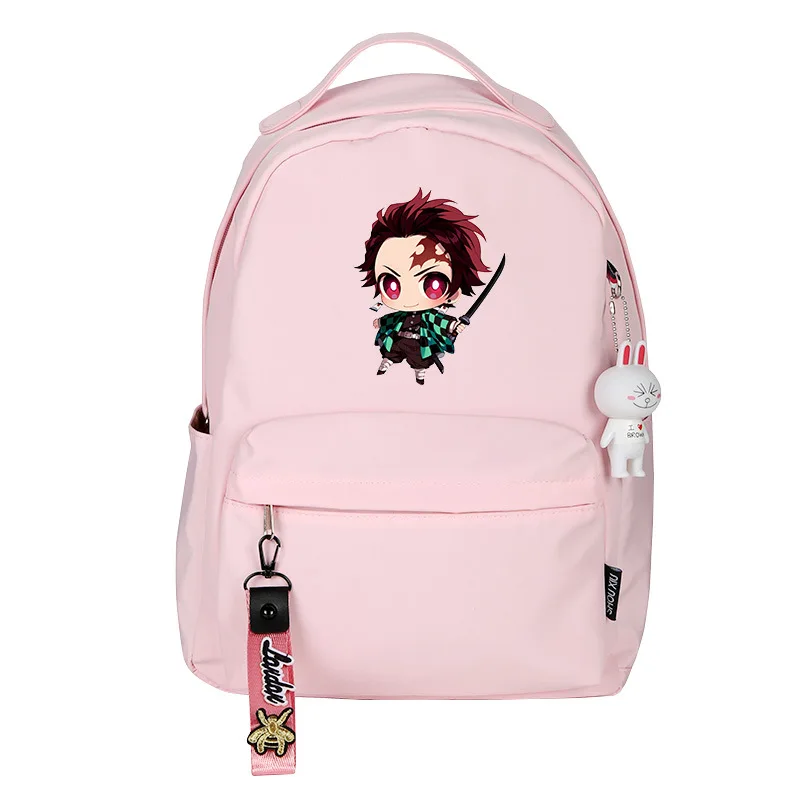 stylish backpacks for teenage girl Demon Slayer: Kimetsu no Yaiba Women Backpack Mochila Feminina Waterproof Travel Bagpack Pink Bookbag Girls School Bags Rugzak trendy laptop backpacks Stylish Backpacks