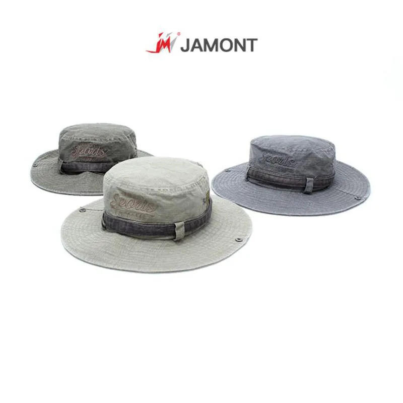 [JAMONT] наружная Солнцезащитная Мужская Рыбацкая шляпа, летняя Солнцезащитная блокирующая уличная альпинистская походная шляпа от солнца для путешествий