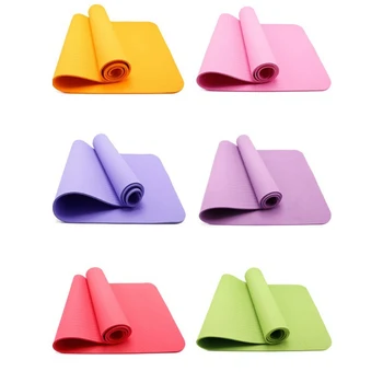 

Non-slip Yoga Mats For Fitness Tasteless Pilates Picnic Camping Straps Gym Fitness Exercise Pads Carpet with