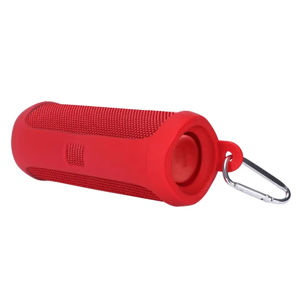 Высококачественный силиконовый Дорожный Чехол для JBL Flip 5 Bluetooth динамик с портативным корпусом карабина для хранения полый дизайн# N