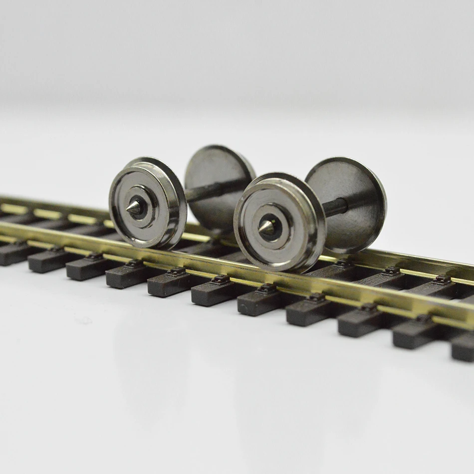 

HO Train Wheel Accessories 1/87 Electric Train Car Wheel Universal Modified Parts Bogie Wheel Metal Wheel