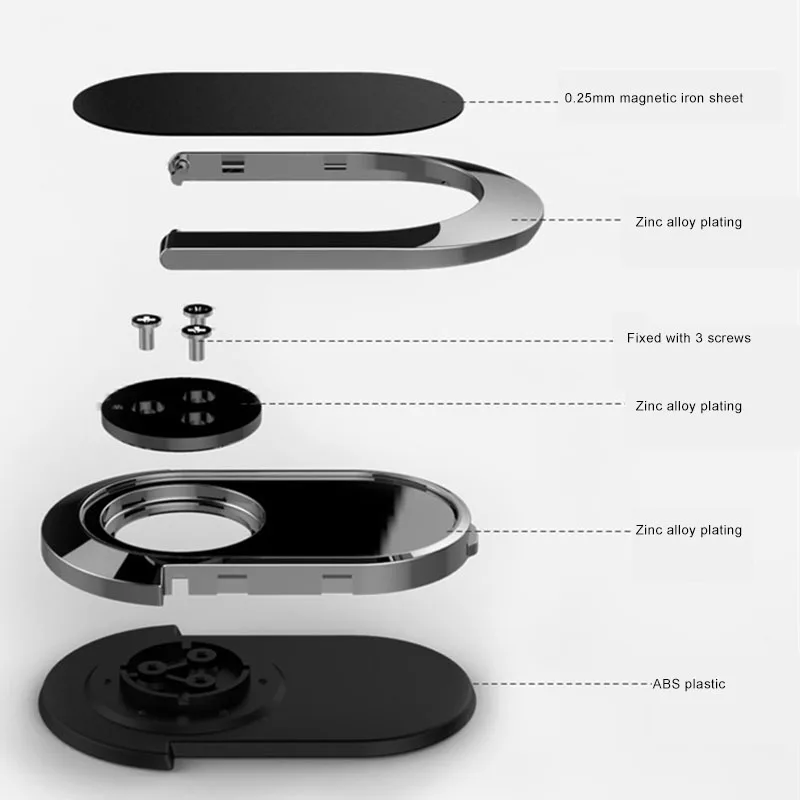 Держатель для смартфона с кольцом на палец 360 градусов ультратонкий держатель