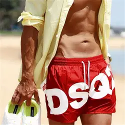 Новые летние мужские спортивные шорты для фитнеса спортивные штаны быстросохнущие крутые шорты Гавайские мужские повседневные пляжные