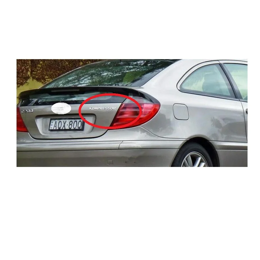 For Mercedes Benz Black AMG Chrome Black Letters V6 KOMPRESSOR Trunk Fender Emblem Emblem Badges Sticker