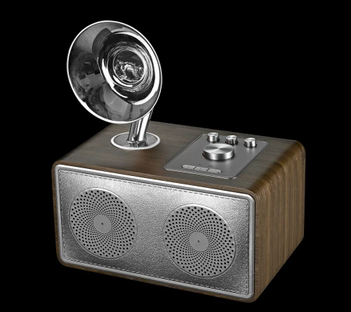 SODO 2 Altavoz Bluetooth 4 altavoces контроллер bajo de secundaria de alta gama caja de regalo embalaje Z16 ретро - Цвет: Gris