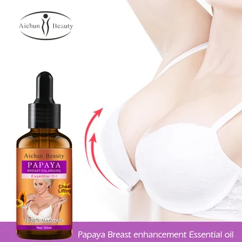 Картинка Эфирное масло для увеличения груди Aichun Papaya способствует росту груди массаж увеличения груди для роста груди большие груди