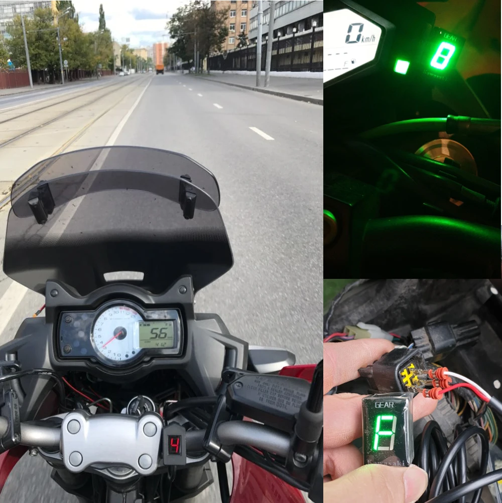Мотоцикл Ecu скорость шестерни дисплей индикатор для Kawasaki для Honda Led шестерни дисплей цифровой CTX700/NC750/CB1300/1100/1000R/650