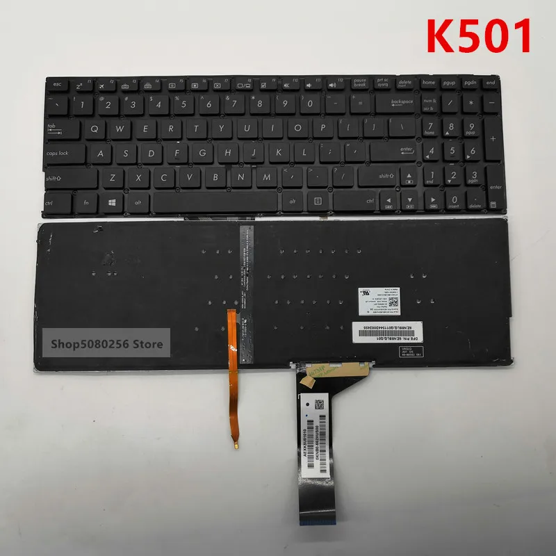 (95% Новинка) Клавиатура для ноутбука Asus K501U K501LB K501 A501U A501L V505L клавиатура |
