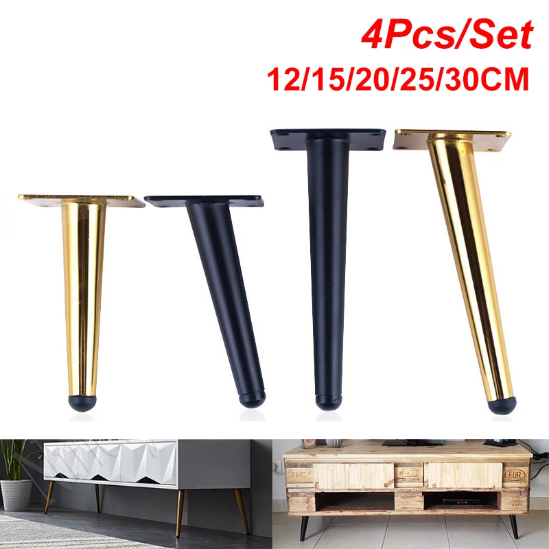 4 Adet Takim 15 20 25 30cm Mobilya Masa Ayaklari Metal Konik Kanepe Dolap Dolap Kanepe Ayaklari Ayak Taburesi Sandalye Bacak Ayaklari Online A Luissolis Me
