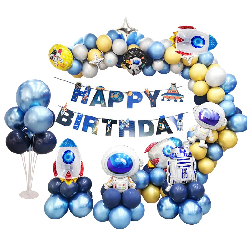 

Outer Space Party Balloons Stand Balloon Holder Column Galaxy/Solar System Party Balloon arch Boy Kids Birthday Party Decoration