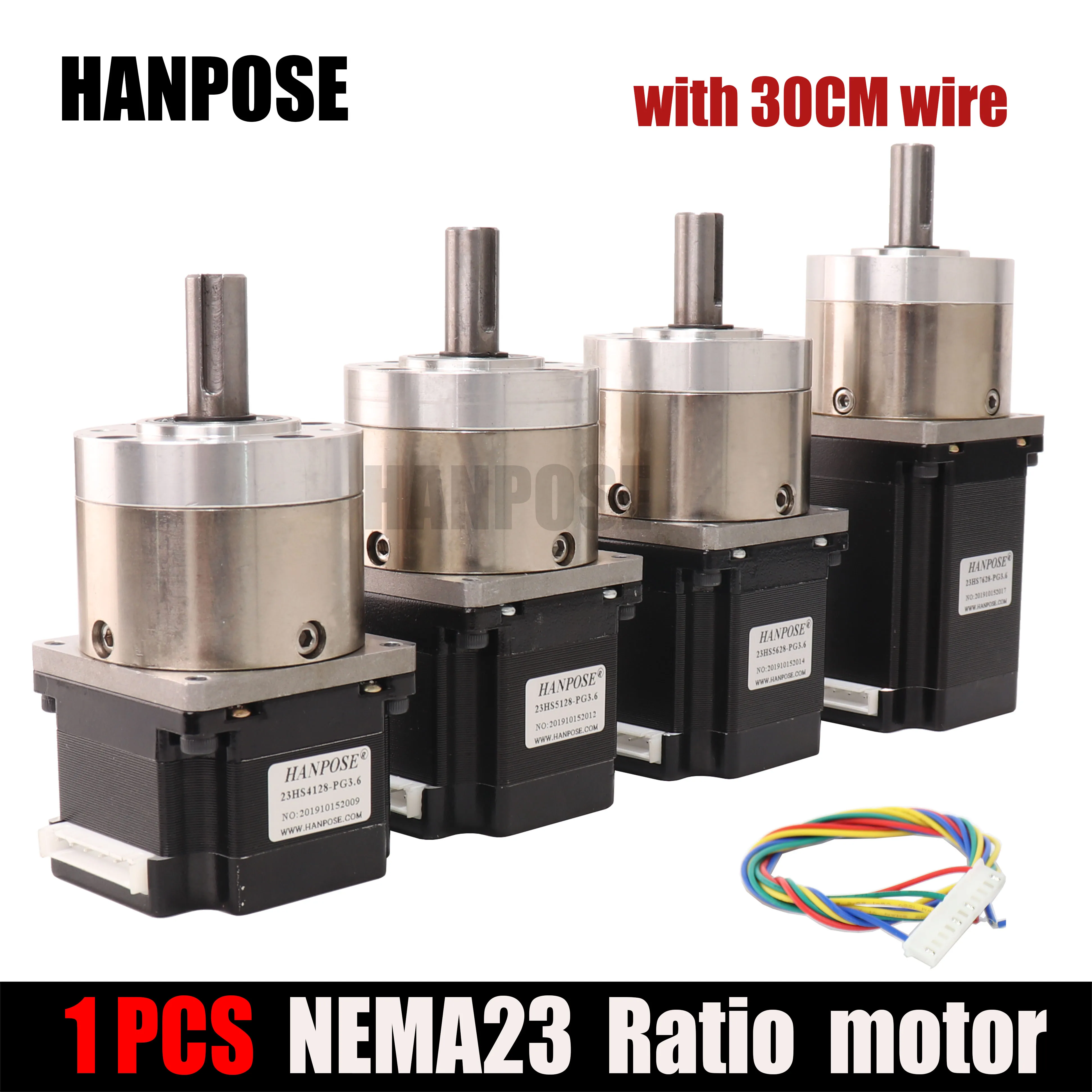 Nema23 23HS4128 5128 5628 7628 1.8A шаговый двигатель 3,6-1 4-1 15-1 экструдер Шестерни шаговые двигатели соотношение планетарный для 3D-принтеры
