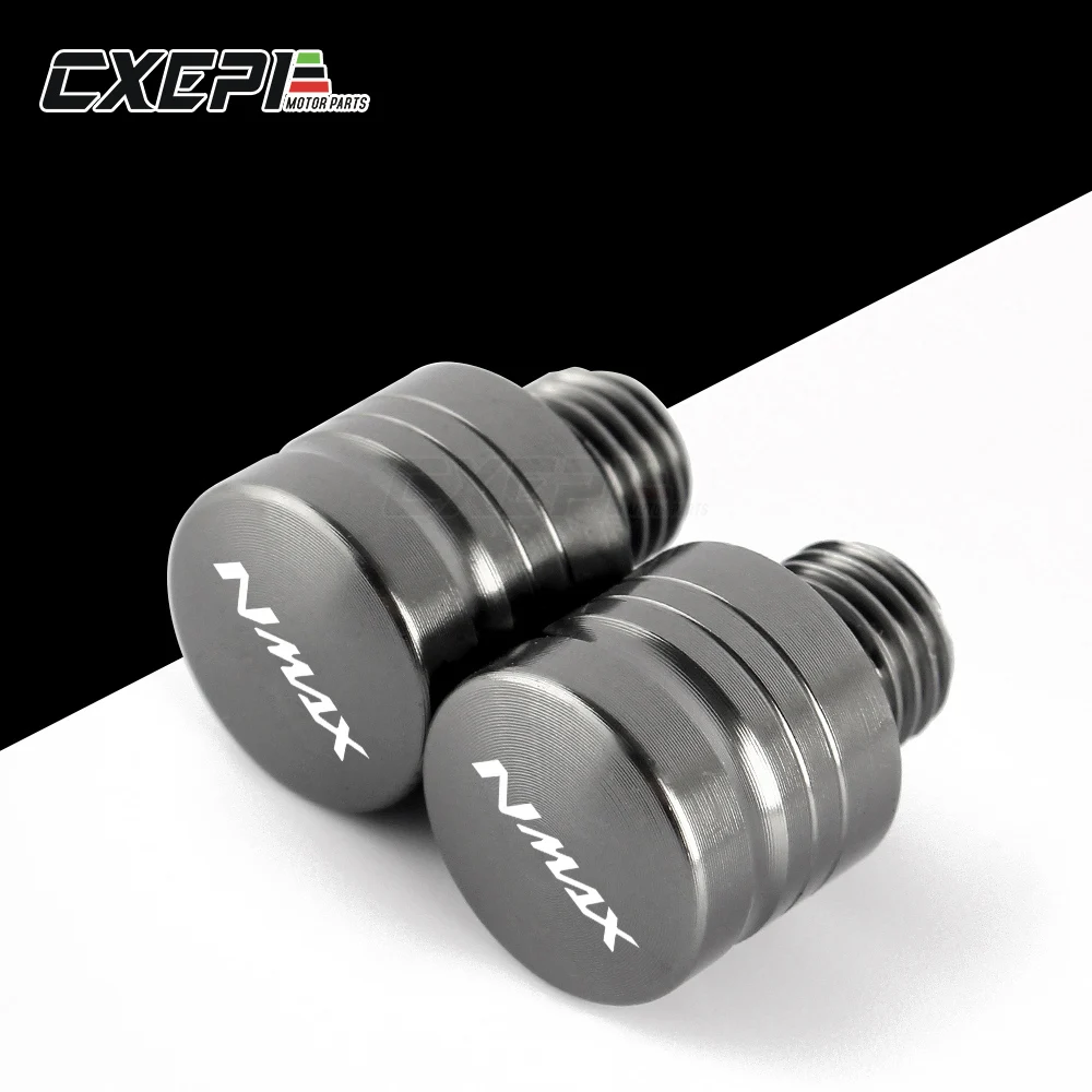 

Universal Motorcycle M10X1.25 1 Left and 1 Right-Hand Threaded CNC Mirror Hole Plug Screw For YAMAHA NMAX 125 2017 2018 2019