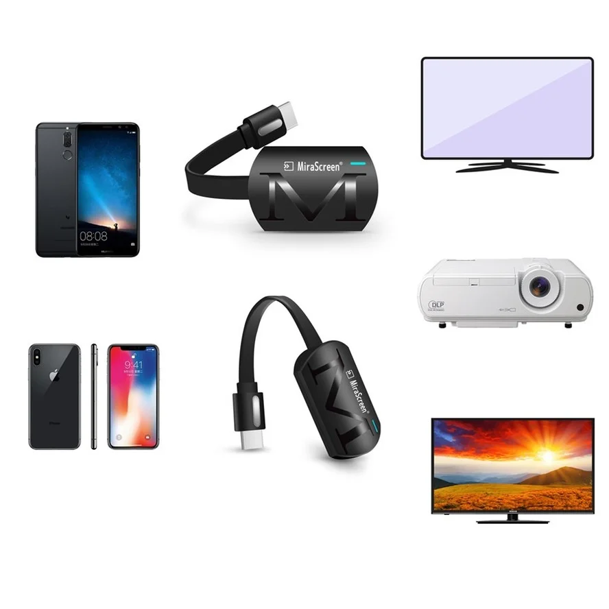 G4 TV-Stick WiFi Display Receiver DLNA Miracast Airplay Spiegel Bildschirm HDMI-kompatibel Android IOS Mirascreen Dongle_voghion.com