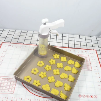 

Useful Kitchen Tools Cookie Press Kit - Cookie Press Making Gun Biscuits Cake Mold Cookie Press Maker Machine Dessert Decoration
