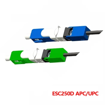 

Free Shipping 50, 100PCS/Lot FTTH ESC250D SC APC and SC UPC Single-Mode Fiber Optic Quick Connector FTTH SM Optic Fast Connector
