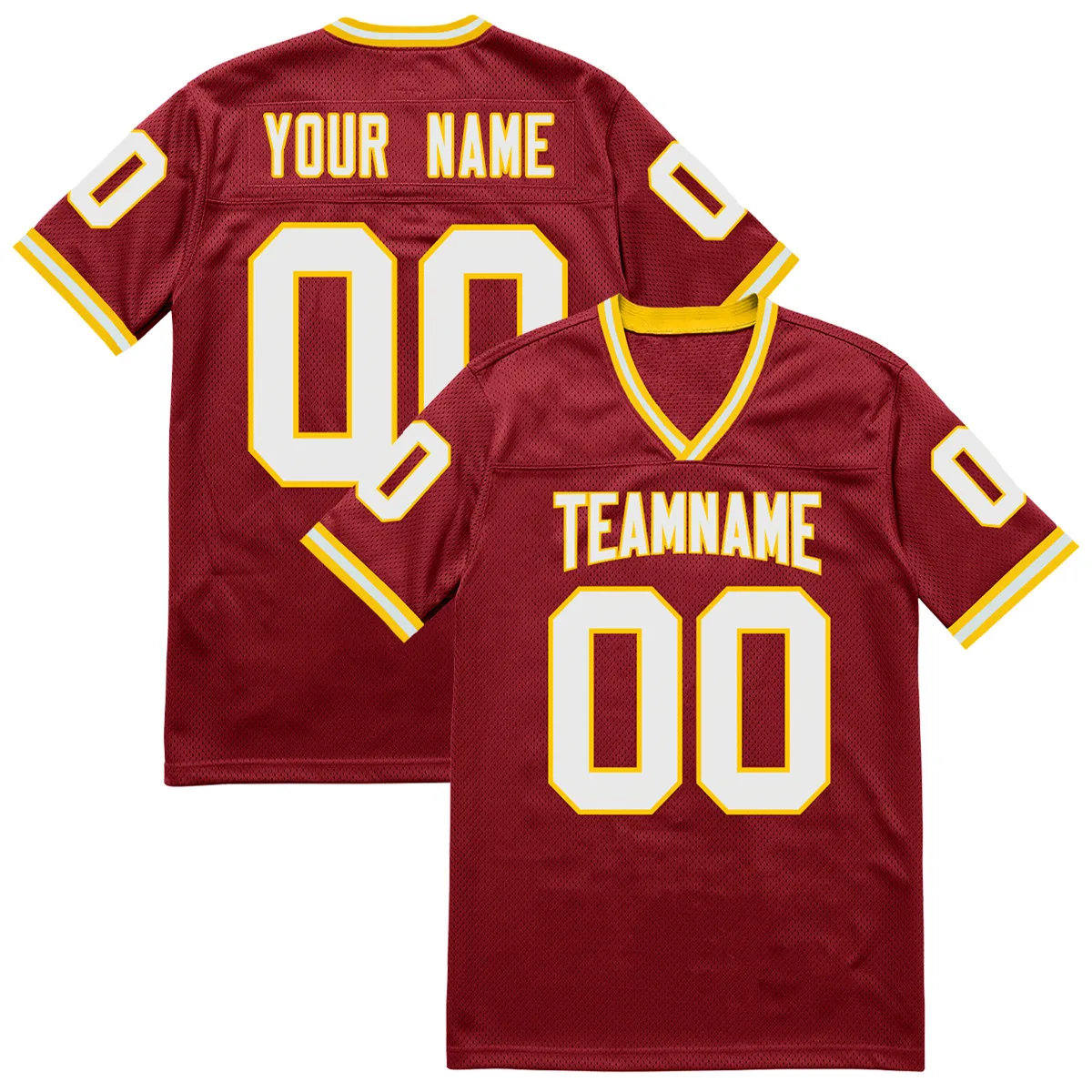 Personalized American Football Jersey Embroidery Team Name Number Stitched Football Shirt Outdoor Game Rugby Jersey Men football jersey