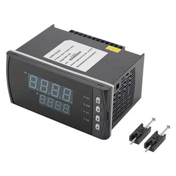 

SIN-1100 Double Four-Digit LED Display Signal Input Digital Controller 220V, Double Four-Digit LED Display Mode for Easy Reading