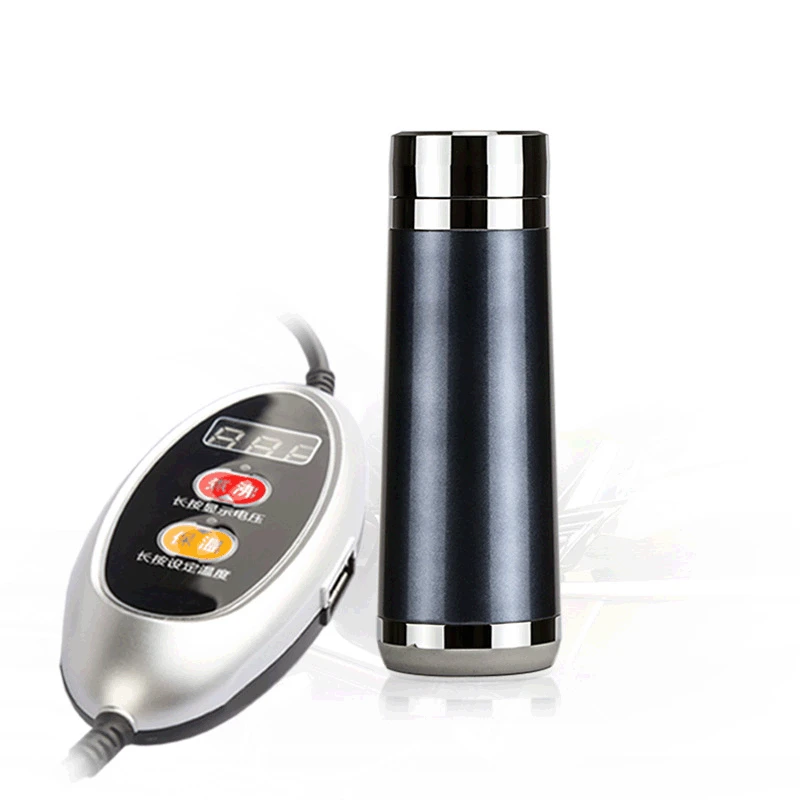 

12/24V Car Heater Kettle 380ML Insulation Cup Electric Kettle Heating Cup Coffee Car Kettle Boiling Water Travel Car Accessories