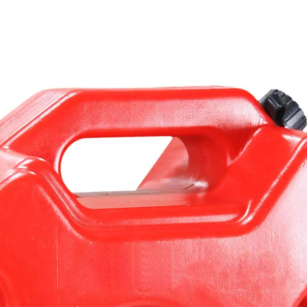 5L газовый контейнер с креплением для мотоцикла портативный UTV пластиковый красный резервный канистра бензиновый антистатический топливный бак ATV автомобиль