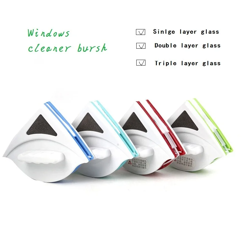 

Home Window Wiper Glass Cleaner Brush Tool Double Side Magnetic Brush for Washing Windows Glass Brush Cleaning Tool 3-40MM Clean