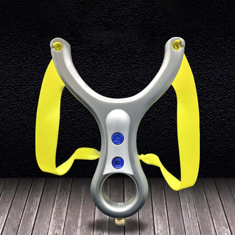 

Stainless Steel Slingshot Hunting Catapult with Rubber Band Outdoor High-precision Shooting Sling Shot New