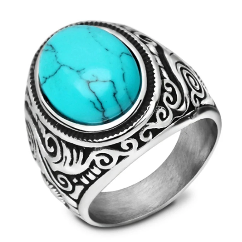 Vintage Stone Turquoise Fashion Ring