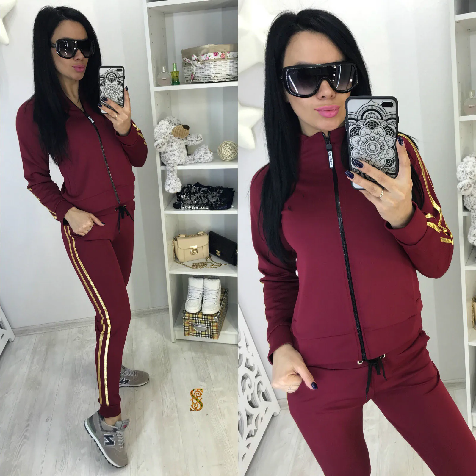 Европейская и американская Женская одежда новый спортивный повседневный костюм