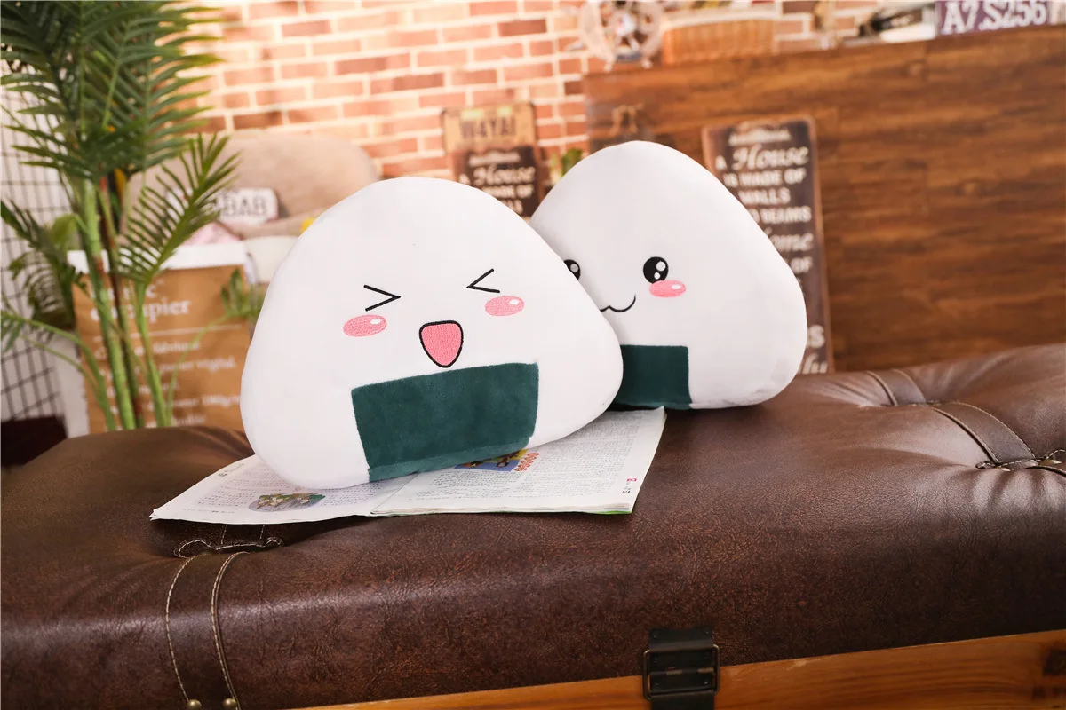 Manufacturers Direct Selling Cute Expression Rice Roll Pillow Plush Toys Cushion Hand Warmers Students Nap Lying Pillow Wholesal