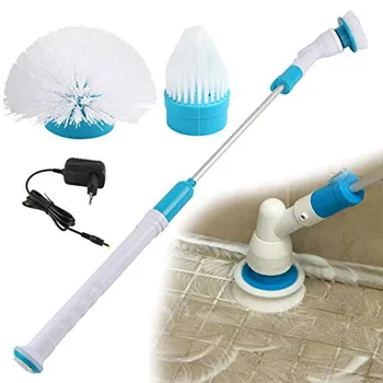 

Turbo Scrub Home Bathroom Clean Tool Spin Power Cleaner Bathtub Tiles Power Floor Cleaner Brush Mop Scrubs