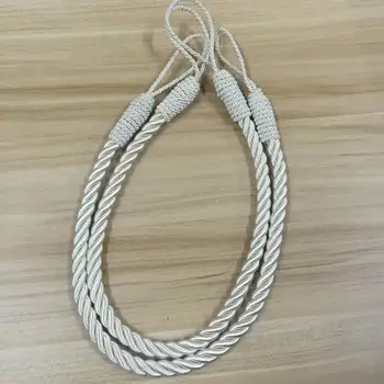 

2PCS Curtain Tiebacks Window Drapery Ropes Holdbacks Home Curtain Holder Curtain Decorative Accessories