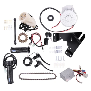 

24V 250W Motor Controller Electric Bike Conversion Kit Flywheel Handle Motor Bracket Chain for E-Bike Bicycle Kit
