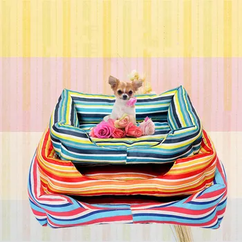 

Creative Stripped Pet Houses Warming Dog House Pads Mat Kennel For Puppy Cat Plus size Small Medium Dogs Pet Supplies Puppy Mats