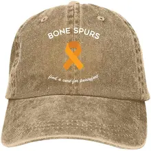 Bone Spurs-Find a Cure двойная Пряжка Регулируемая ковбойская Личность ретро ковбойская шляпа