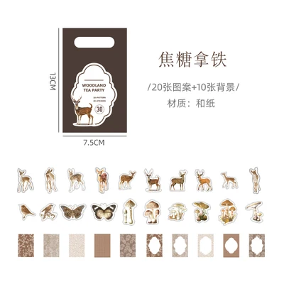 30 Pcs/Lot Creative Daily Life Green Plants Memo Pad Planner Sticky Note Paper Sticker Kawaii Stationery Pepalaria Office - Цвет: 1