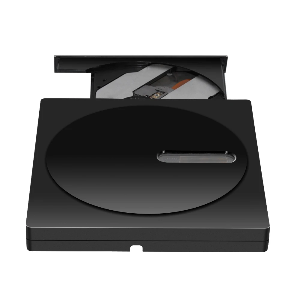 Deepfox Портативный внешний External DVD-RW Тип C и USB3.0 CD Проигрыватель DVD ROM привод писатель перезаписывающая горелка для MacBook Air/Pro ноутбук