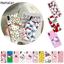 MaiYaCa Горячая модная hello kitty на продажу аксессуары для телефонов Чехол для iphone 11 pro 8 7 66S Plus X 5S SE XR XS MAX
